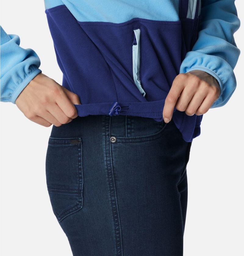 Columbia Back Bowl Full Zip Women's Fleece Jacket Blue | PAJWBX-719