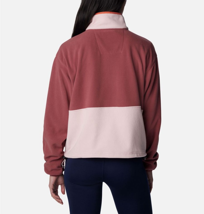Columbia Back Bowl Full Zip Women's Fleece Jacket Pink | JQGVZO-719