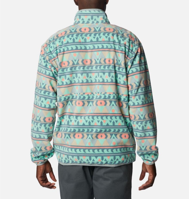 Columbia Back Bowl Lightweight Men's Fleece Jacket Green | CLJVZE-570