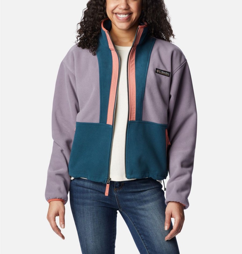 Columbia Backbowl Remastered Women's Fleece Jacket Purple | VBALIH-895