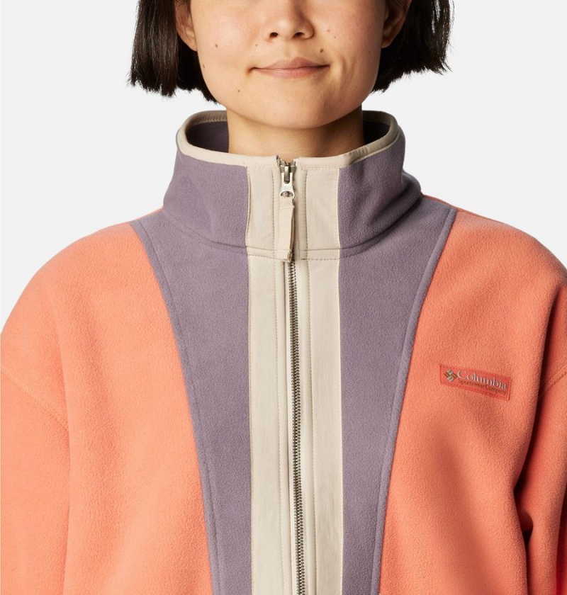 Columbia Backbowl Remastered Women's Fleece Jacket Coral | WFIMLG-635