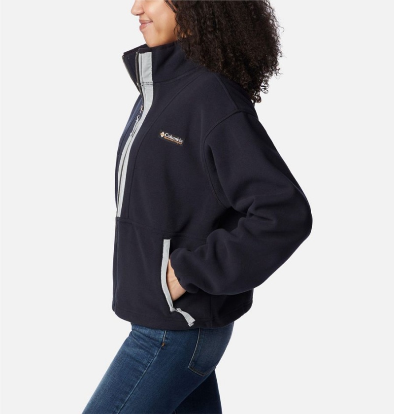 Columbia Backbowl Remastered Women's Fleece Jacket Black | FQRYJH-520