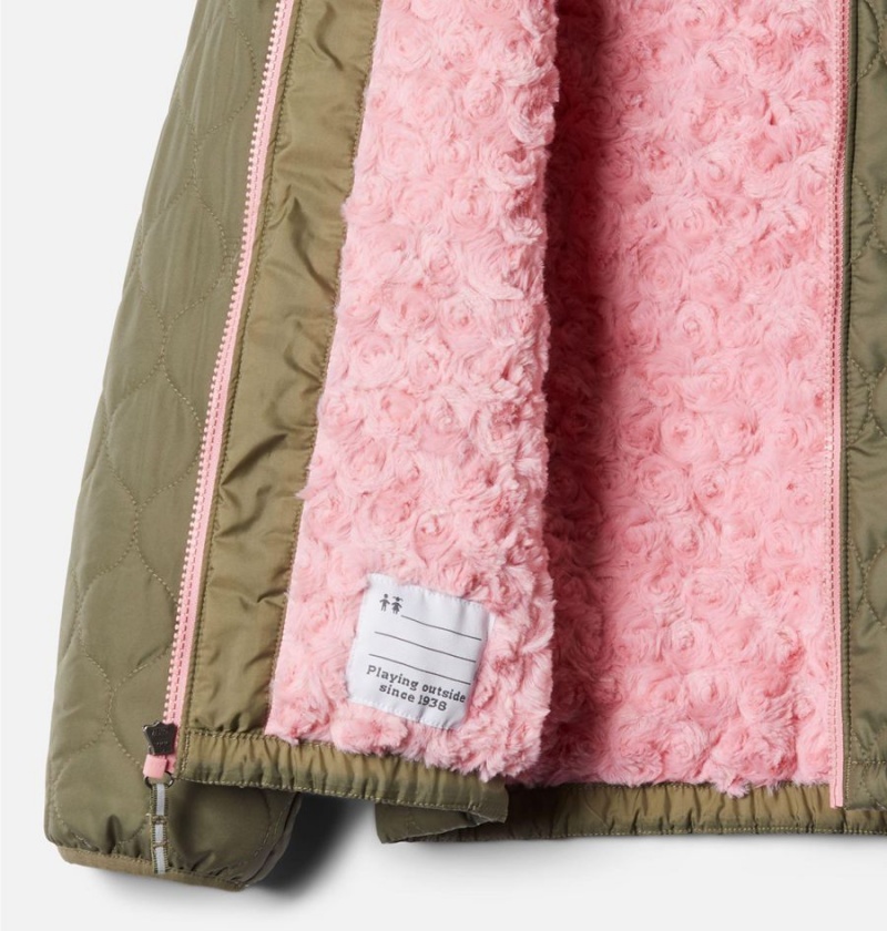 Columbia Bella Plush Kids' Jacket Green | QCPSWK-925