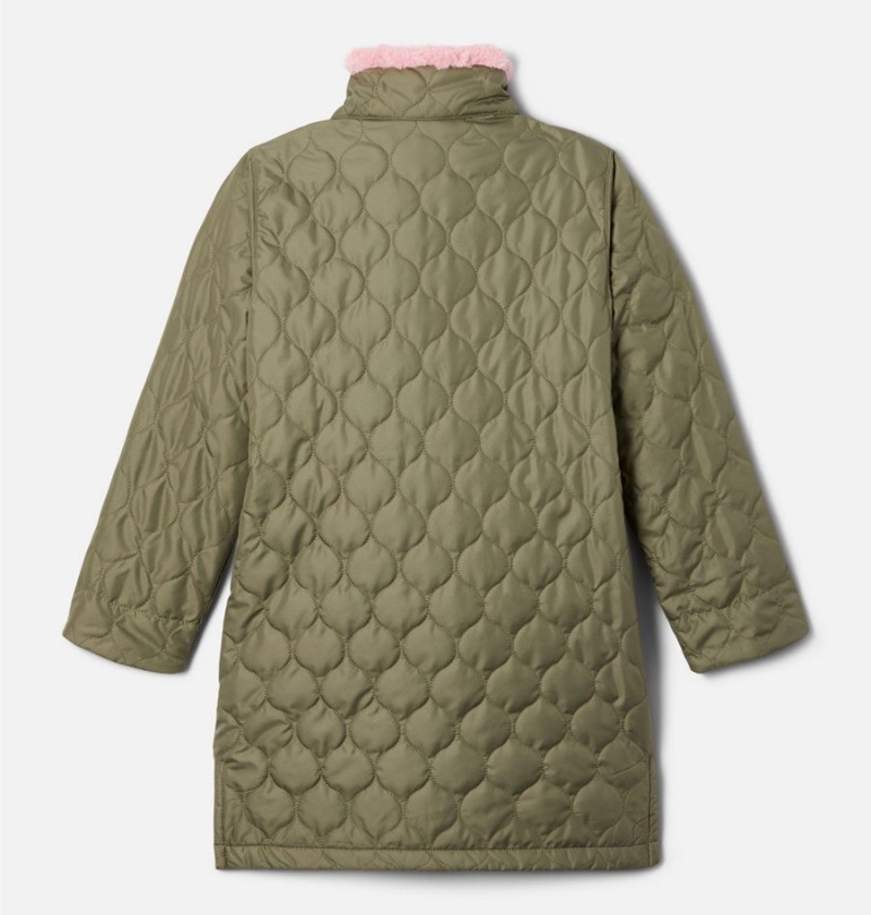 Columbia Bella Plush Novelty Kids' Jacket Green | FAZSUE-247