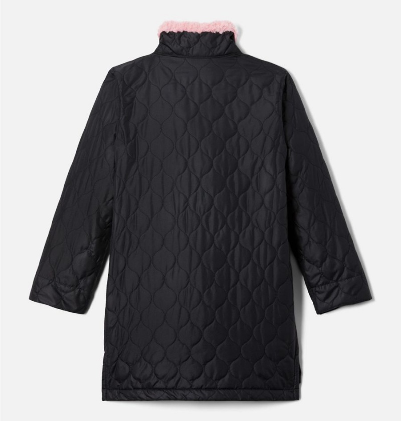 Columbia Bella Plush Novelty Kids' Jacket Black | DVMACW-058