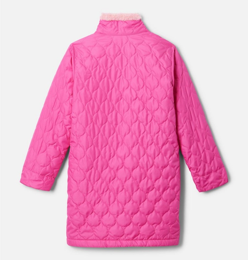 Columbia Bella Plush Novelty Kids' Jacket Pink | DNGJHE-948