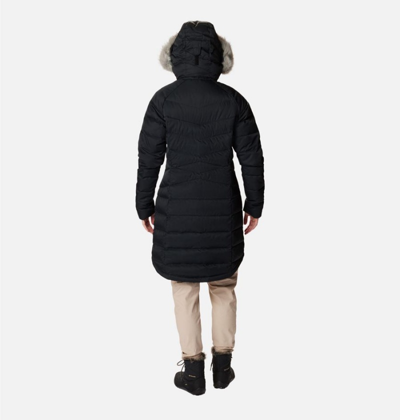 Columbia Belle Isle Mid Women's Puffer Jacket Black | HJMIPK-570