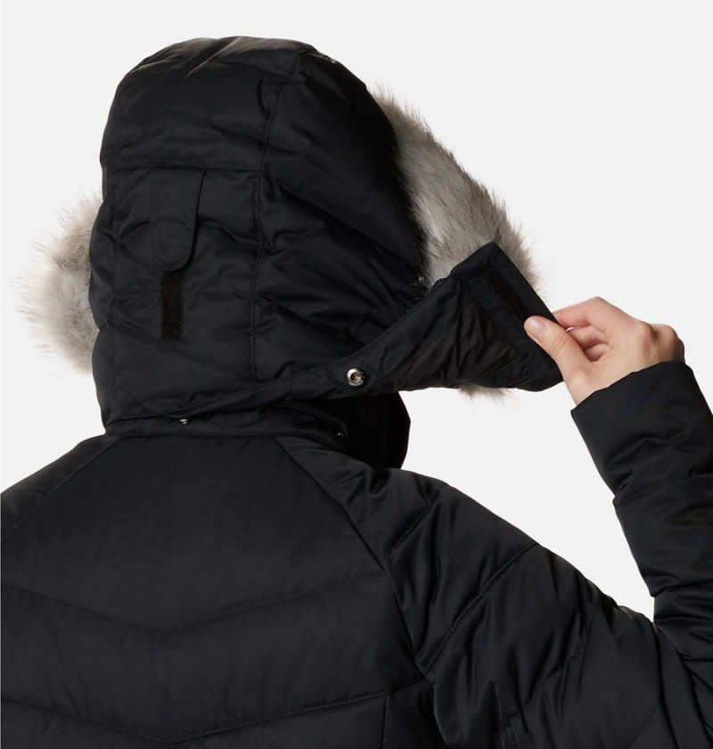 Columbia Belle Isle Mid Women's Puffer Jacket Black | HJMIPK-570