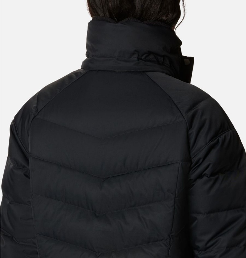 Columbia Belle Isle Mid Women's Puffer Jacket Black | HJMIPK-570