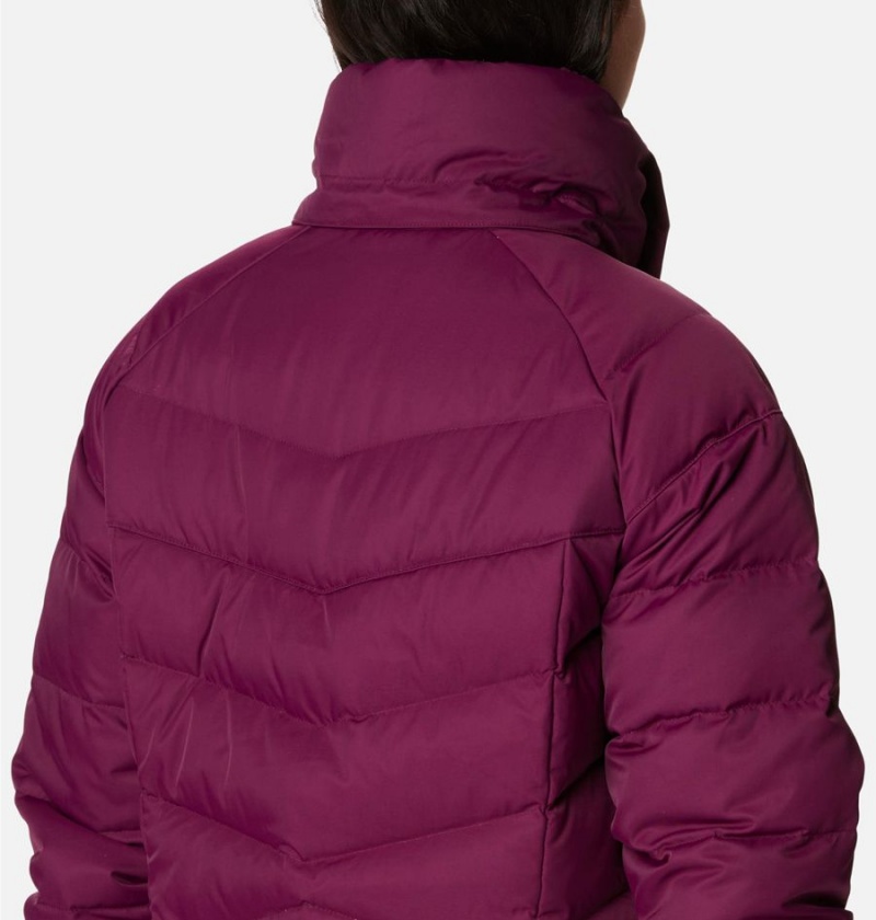 Columbia Belle Isle Mid Women's Puffer Jacket Purple | JHOKBU-346
