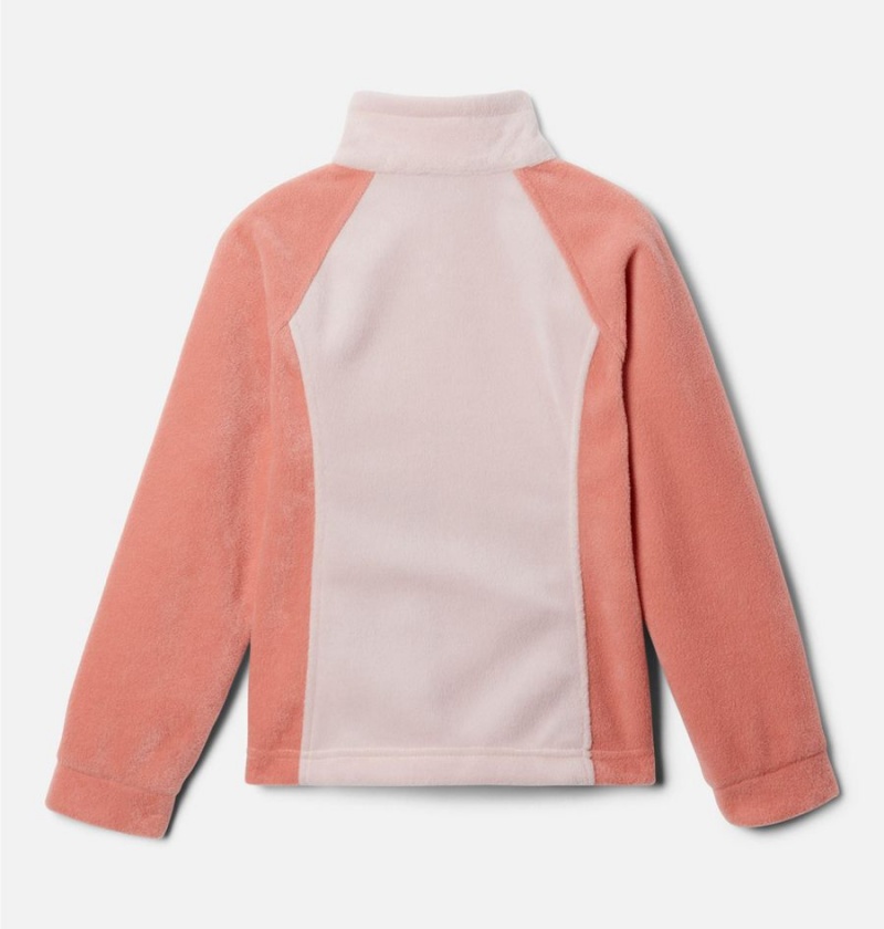 Columbia Benton Springs Fleece Kids' Jacket Coral | PBKDMC-064