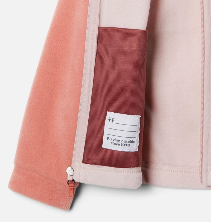 Columbia Benton Springs Fleece Kids' Jacket Coral | PBKDMC-064