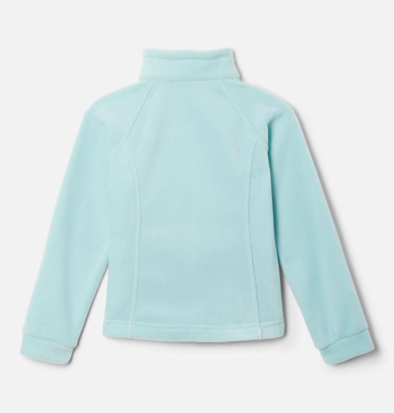 Columbia Benton Springs Fleece Kids' Jacket Turquoise | MCPRLT-821