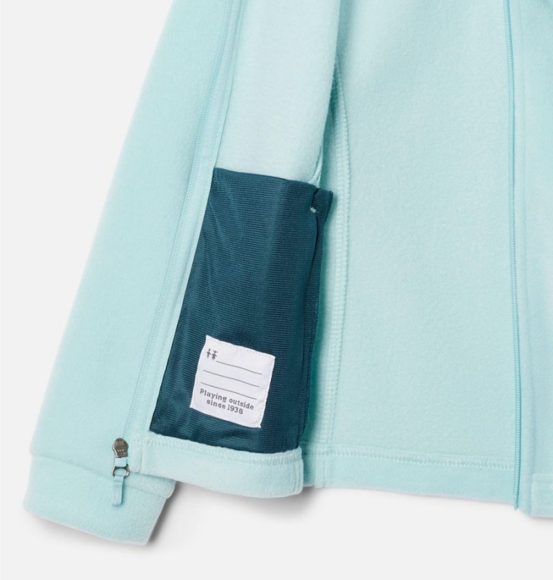 Columbia Benton Springs Fleece Kids' Jacket Turquoise | MCPRLT-821