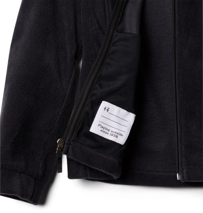 Columbia Benton Springs Fleece Kids' Jacket Black | QIKSNW-340