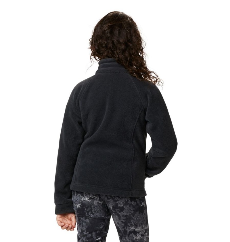 Columbia Benton Springs Fleece Kids' Jacket Black | QIKSNW-340