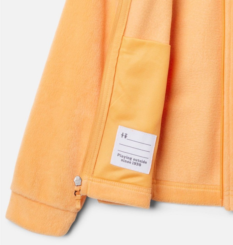 Columbia Benton Springs Fleece Kids' Jacket Yellow | QCRXSK-025