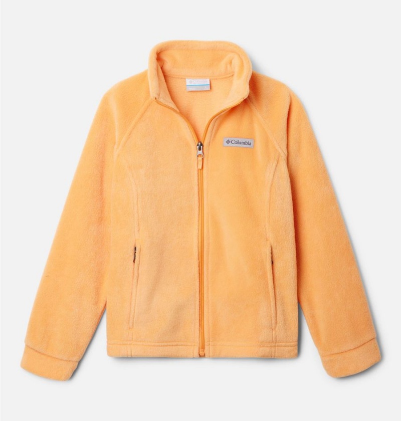 Columbia Benton Springs Fleece Kids\' Jacket Yellow | QCRXSK-025