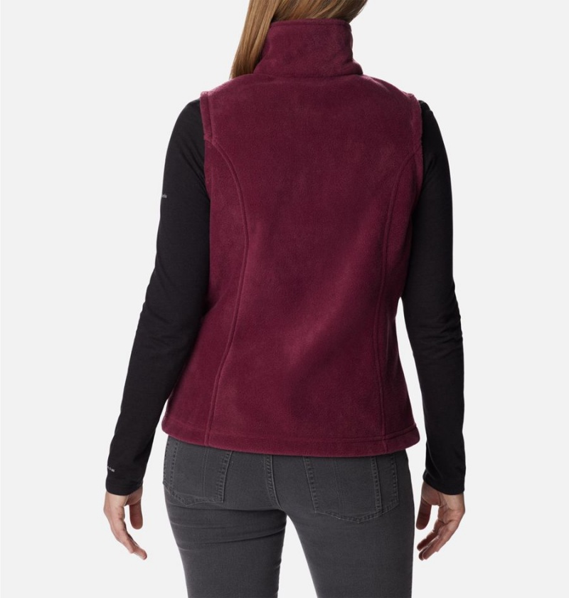 Columbia Benton Springs Fleece Women's Vest Red | CJVTGE-721