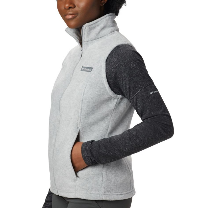 Columbia Benton Springs Fleece Women's Vest Grey | TBNIXH-342