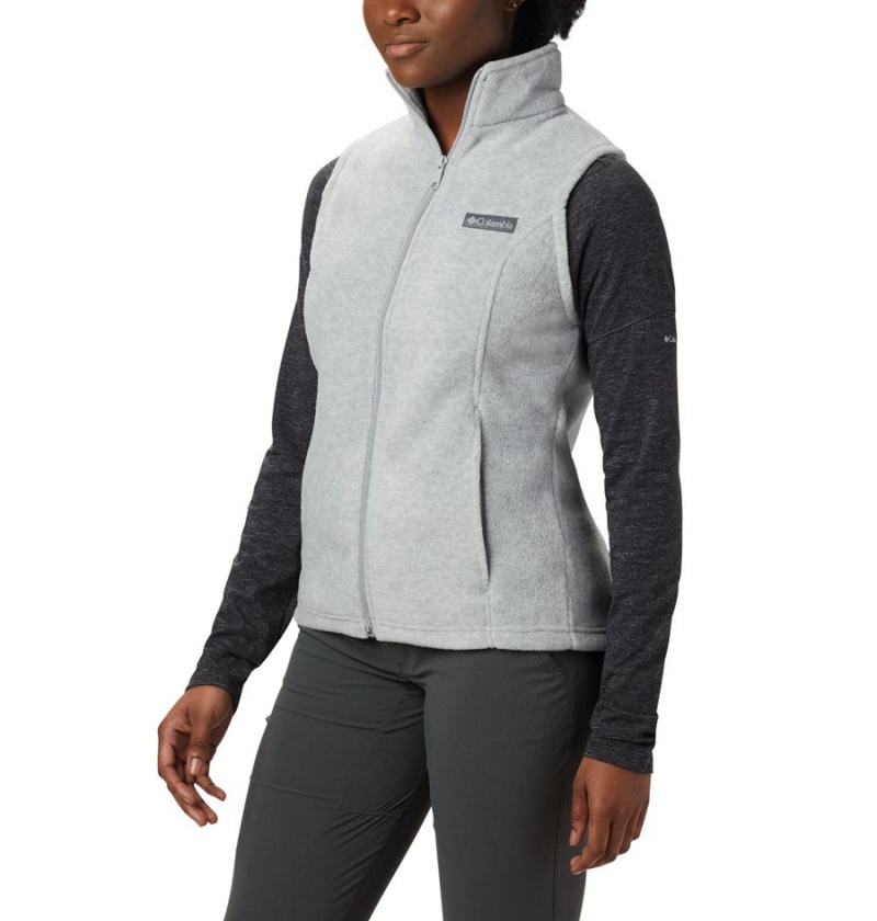 Columbia Benton Springs Fleece Women\'s Vest Grey | TBNIXH-342