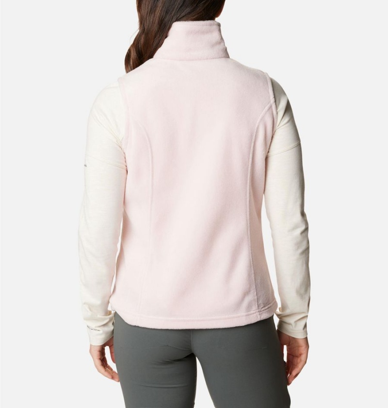 Columbia Benton Springs Fleece Women's Vest Pink | FGMIOP-082