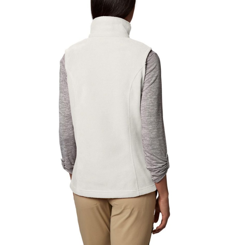 Columbia Benton Springs Fleece Women's Vest White | COKNST-056