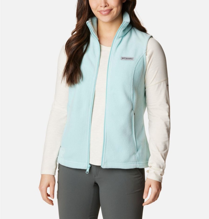 Columbia Benton Springs Fleece Women's Vest Turquoise | GOVPCA-427