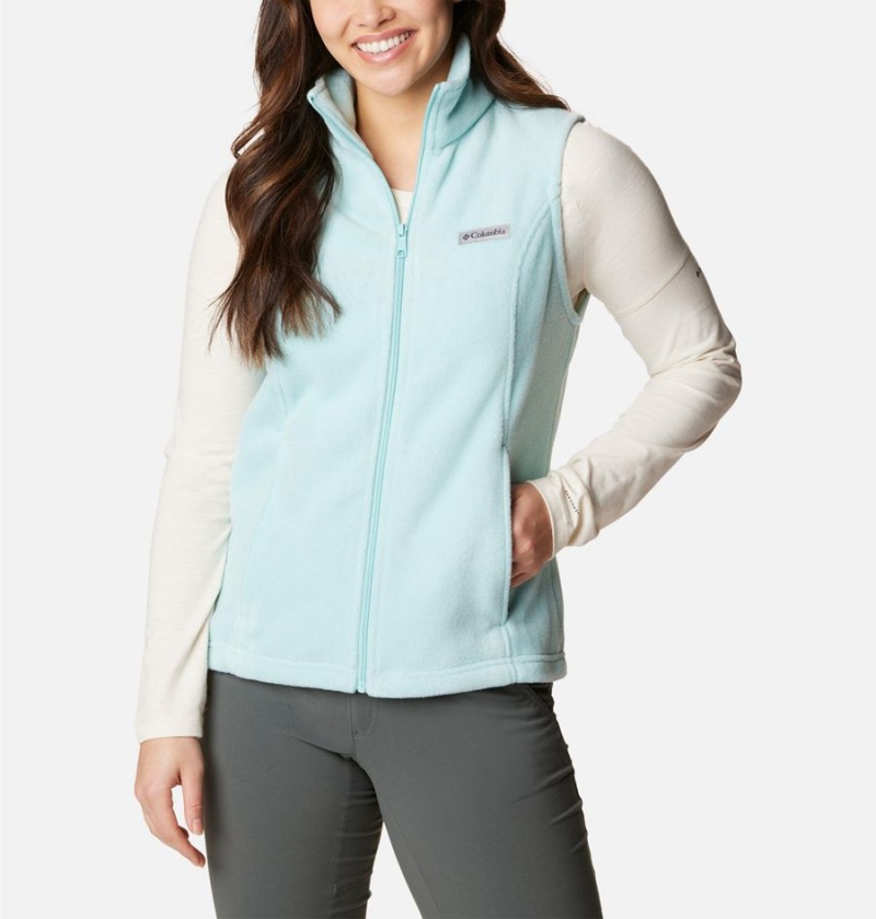 Columbia Benton Springs Fleece Women\'s Vest Turquoise | GOVPCA-427