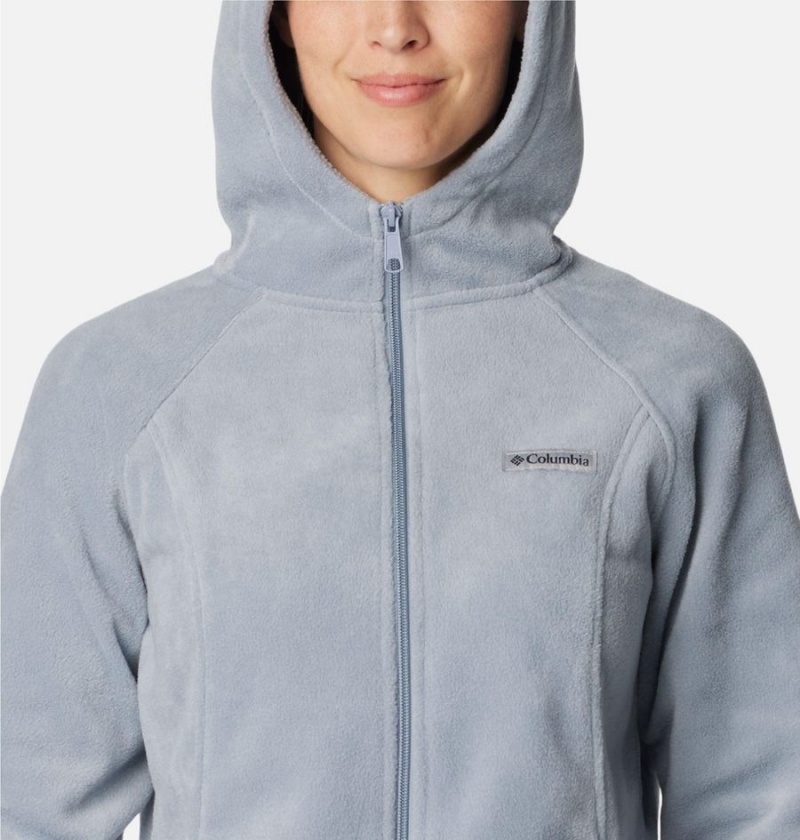 Columbia Benton Springs Full Zip Hoodie Women's Fleece Jacket Grey | YJTZKF-629