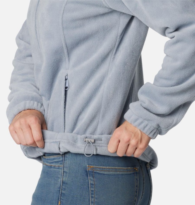 Columbia Benton Springs Full Zip Hoodie Women's Fleece Jacket Grey | YJTZKF-629