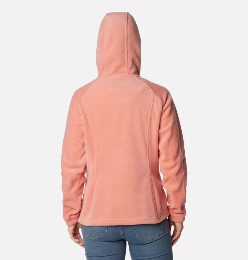 Columbia Benton Springs Full Zip Hoodie Women's Fleece Jacket Coral | BOKUPG-679