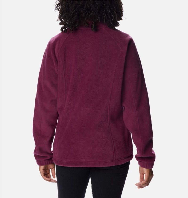 Columbia Benton Springs Full Zip Women's Fleece Jacket Purple | TJWYHC-872