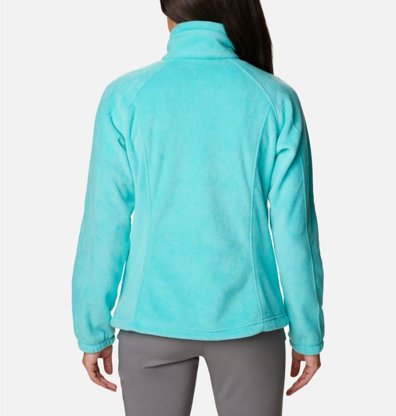 Columbia Benton Springs Full Zip Women's Fleece Jacket Turquoise | JWFLMQ-360