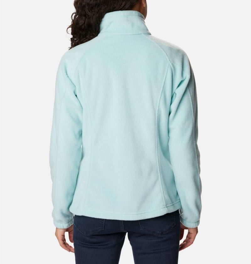 Columbia Benton Springs Full Zip Women's Fleece Jacket Turquoise | WCEKDG-894