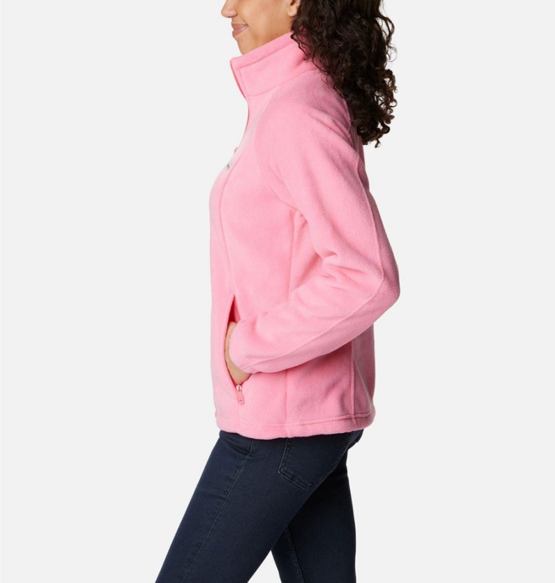Columbia Benton Springs Full Zip Women's Fleece Jacket Pink | BPDFZJ-079