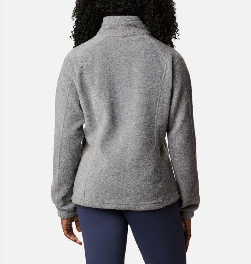 Columbia Benton Springs Full Zip Women's Fleece Jacket Grey | TPZJHN-237
