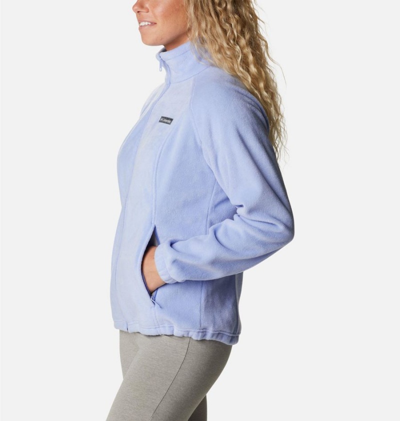 Columbia Benton Springs Full Zip Women's Fleece Jacket Purple | KVHRTW-951
