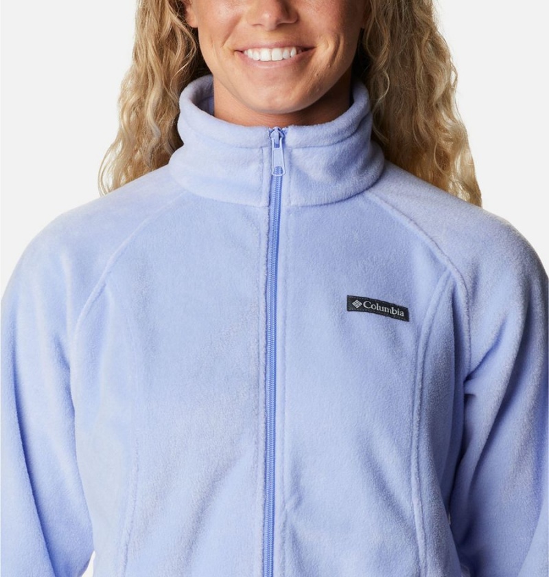 Columbia Benton Springs Full Zip Women's Fleece Jacket Purple | KVHRTW-951