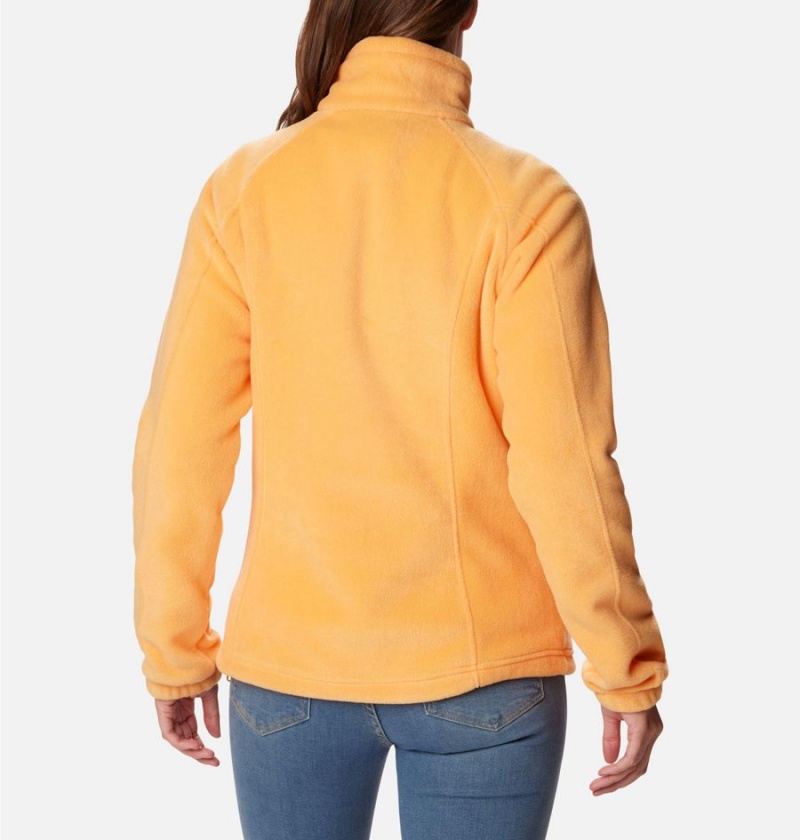 Columbia Benton Springs Full Zip Women's Fleece Jacket Yellow | JKAPQE-179