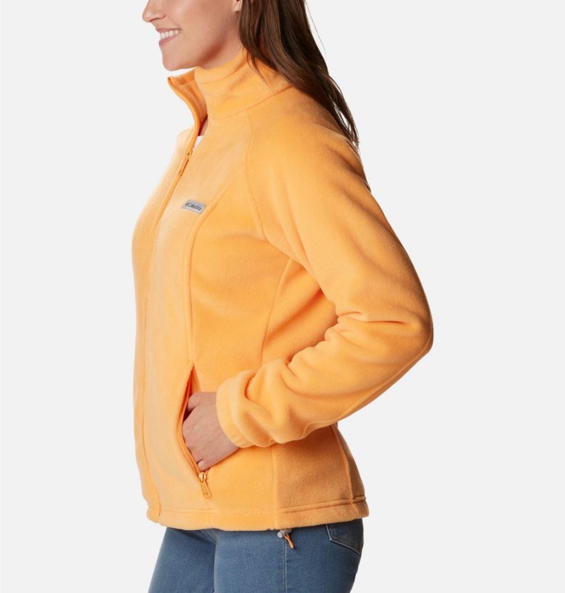 Columbia Benton Springs Full Zip Women's Fleece Jacket Yellow | JKAPQE-179