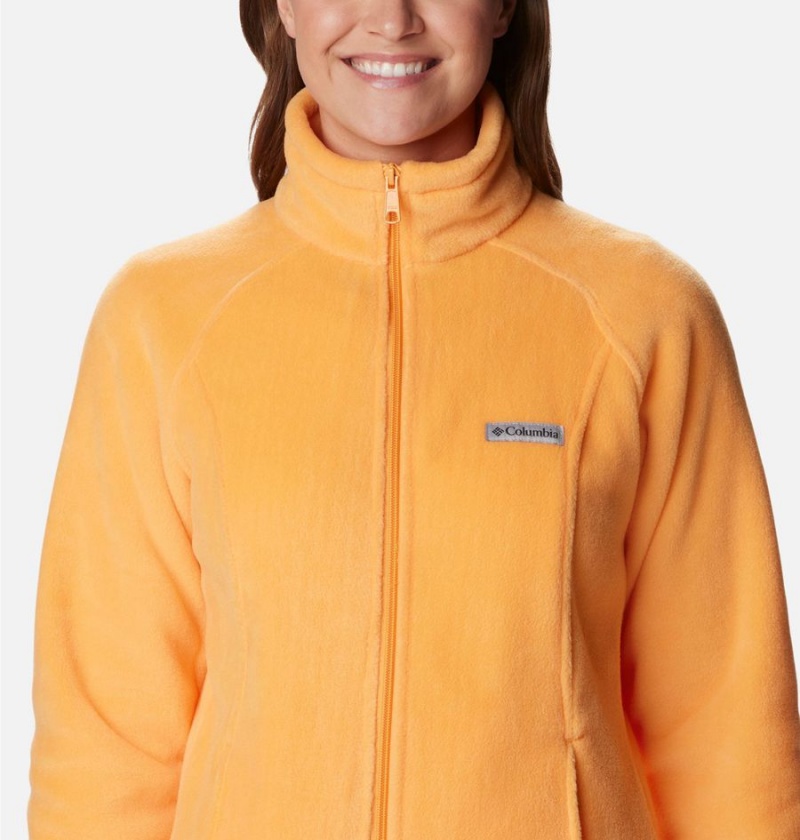 Columbia Benton Springs Full Zip Women's Fleece Jacket Yellow | JKAPQE-179