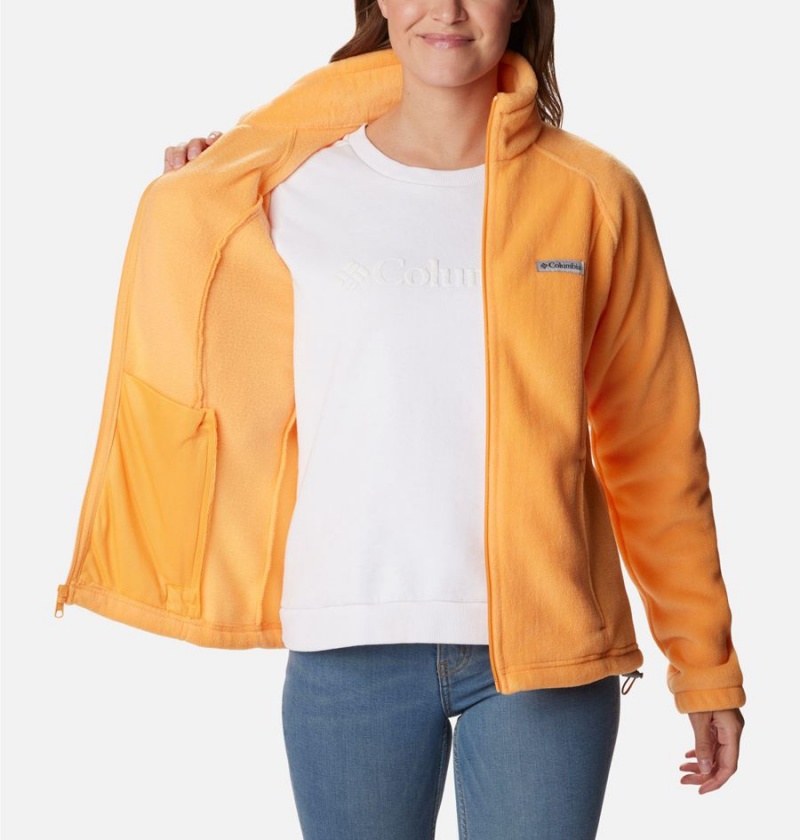 Columbia Benton Springs Full Zip Women's Fleece Jacket Yellow | JKAPQE-179