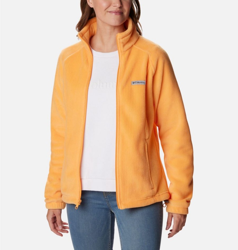 Columbia Benton Springs Full Zip Women's Fleece Jacket Yellow | JKAPQE-179