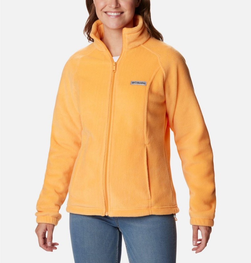Columbia Benton Springs Full Zip Women\'s Fleece Jacket Yellow | JKAPQE-179