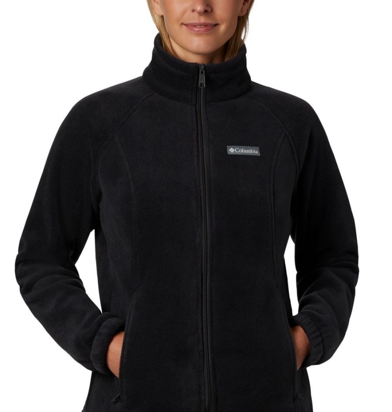 Columbia Benton Springs Full Zip Women's Fleece Jacket Black | CFNWTJ-078