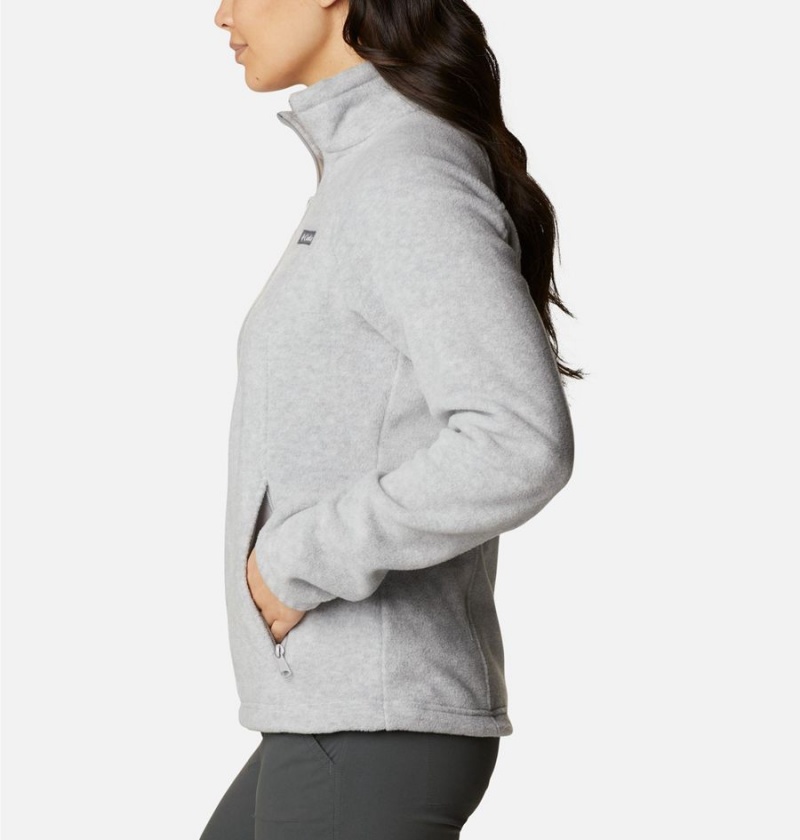 Columbia Benton Springs Full Zip Women's Fleece Jacket Grey | KFMTOC-602