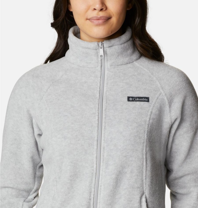 Columbia Benton Springs Full Zip Women's Fleece Jacket Grey | KFMTOC-602