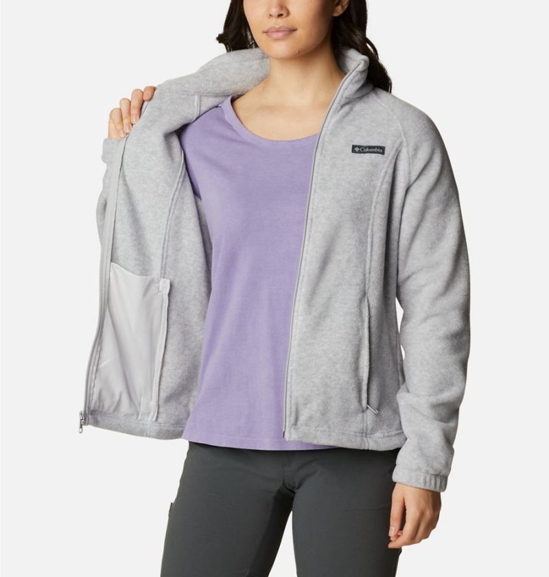 Columbia Benton Springs Full Zip Women's Fleece Jacket Grey | KFMTOC-602