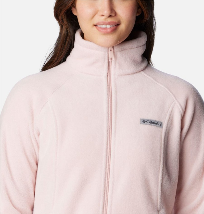 Columbia Benton Springs Full Zip Women's Fleece Jacket Pink | EDULIR-167